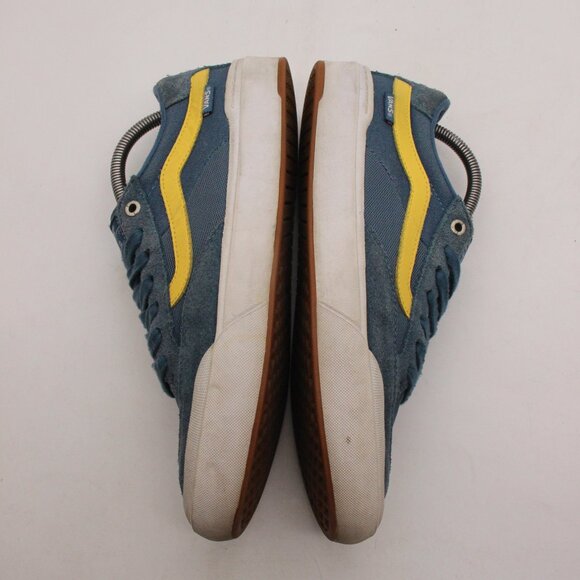 Vans Berle Pro Skate Shoes Men's Size 9 Blue Yellow Sneakers Athletic Shoes - Picture 8 of 10